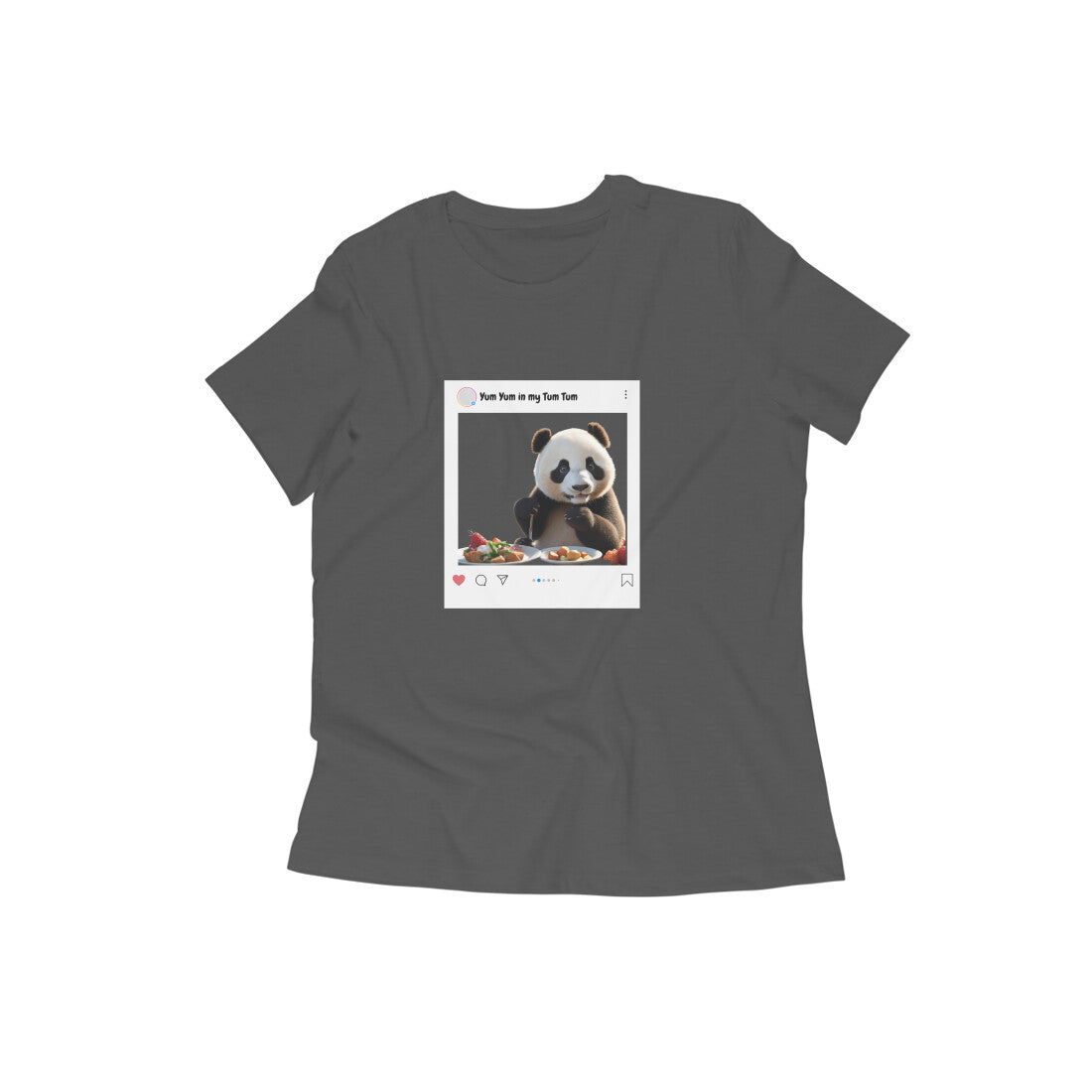 Food blogger Panda- Women's T-shirts