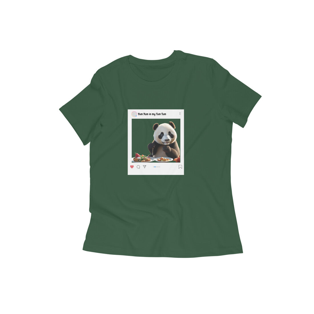 Food blogger Panda- Women's T-shirts