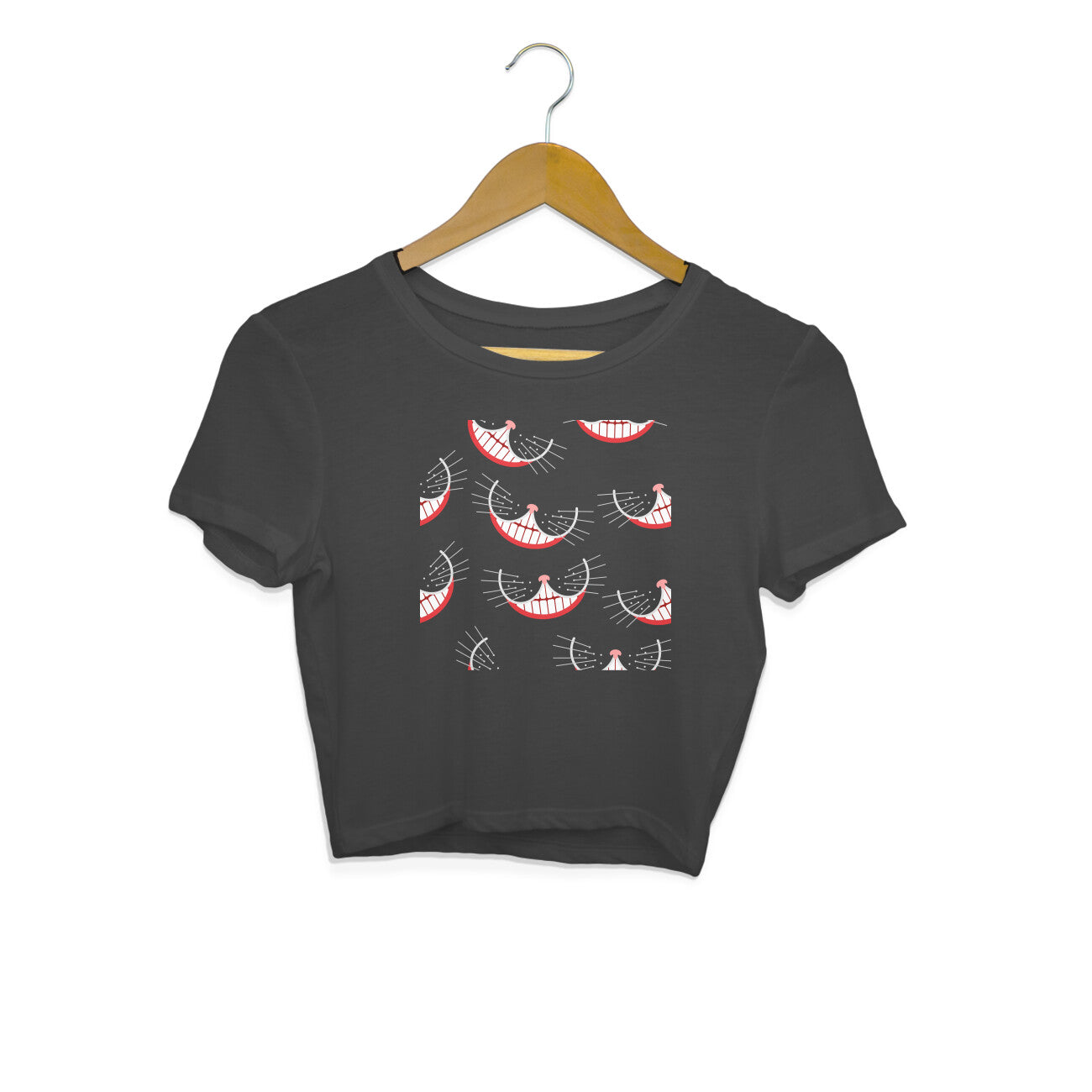 Cute cat pattern - Women's crop top