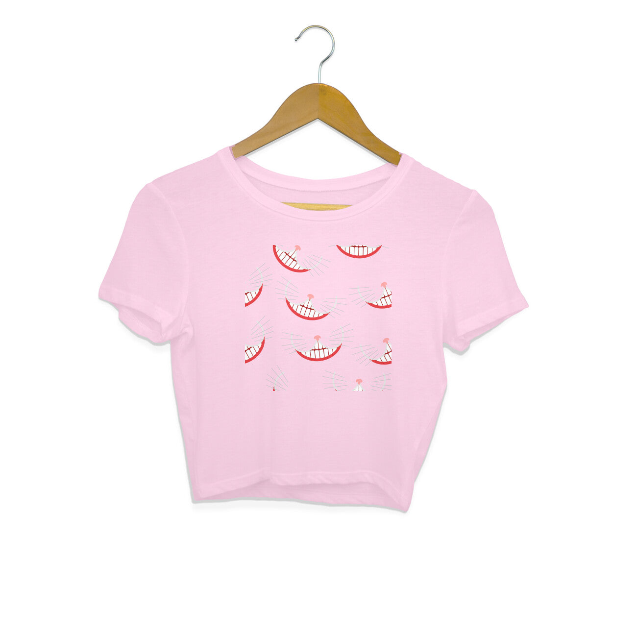 Cute cat pattern - Women's crop top