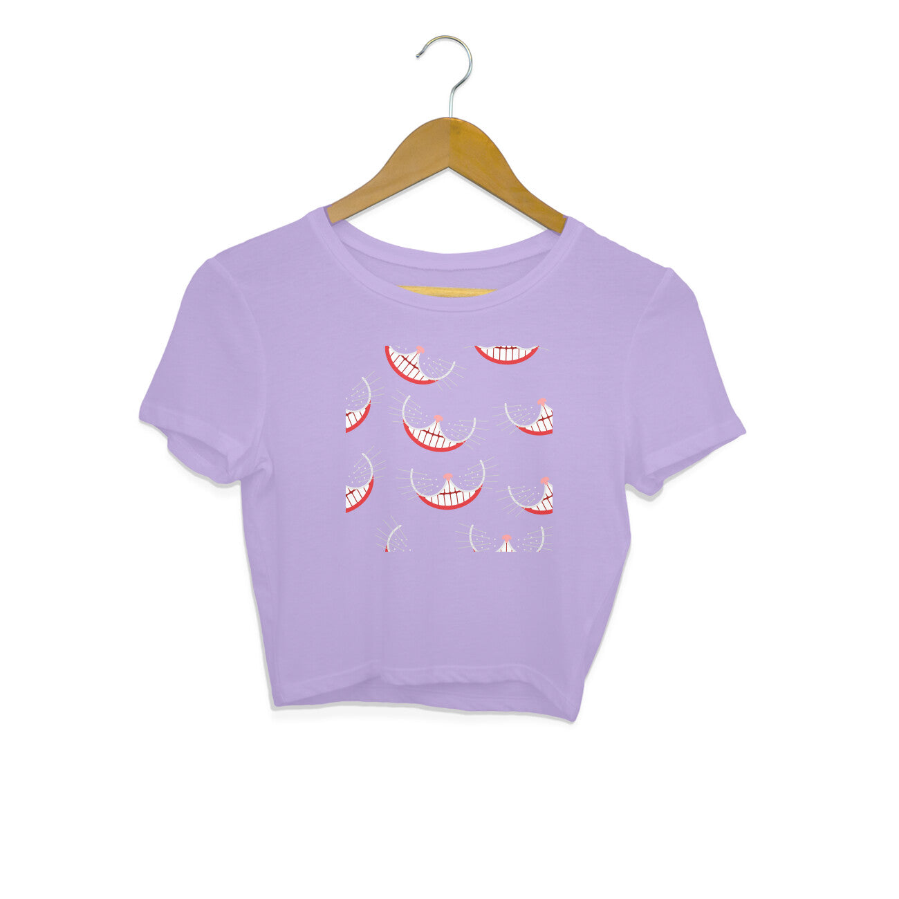 Cute cat pattern - Women's crop top