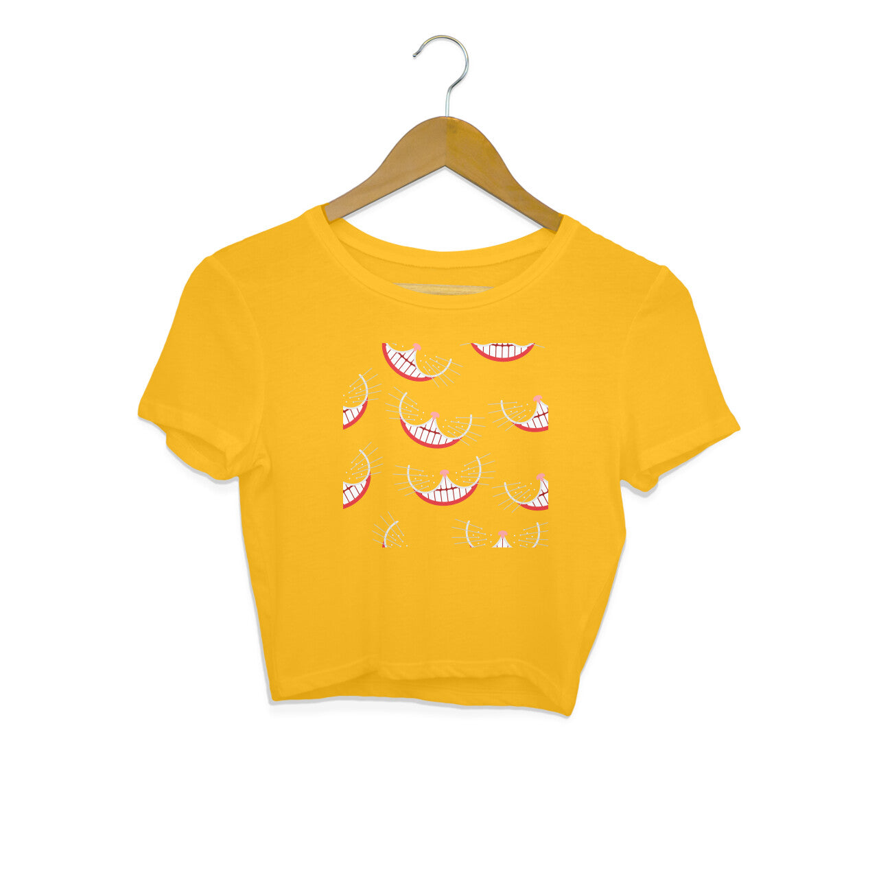 Cute cat pattern - Women's crop top