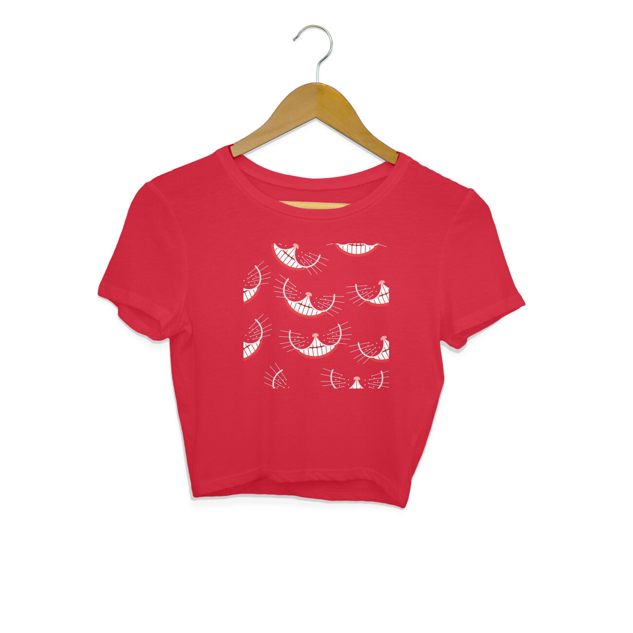 Cute cat pattern - Women's crop top