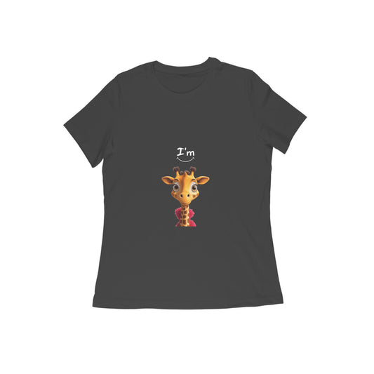 I'm a Giraffe- Women's T-shirts