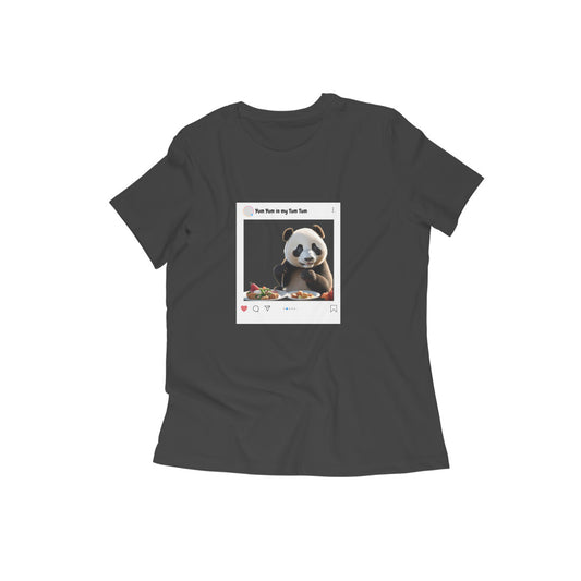 Food blogger Panda- Women's T-shirts