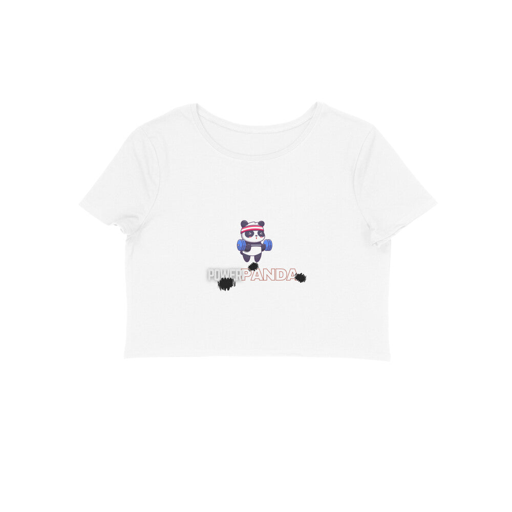 Power Panda - Women's crop tops