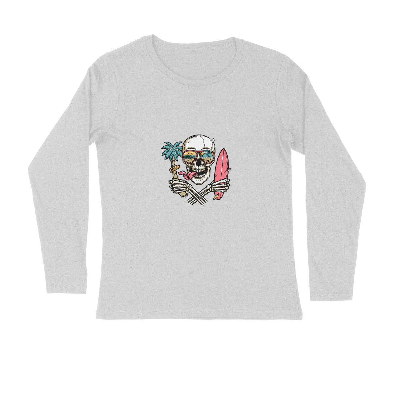 Funky skull - Full sleeve Men's T-shirts