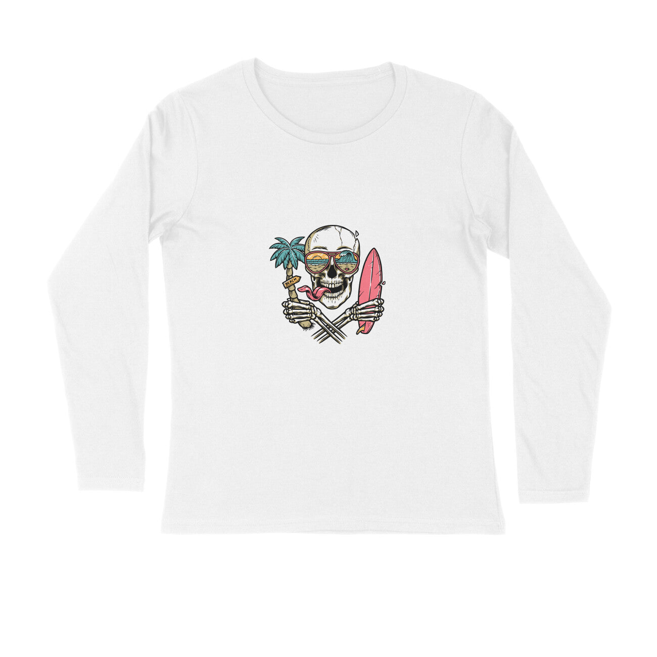 Funky skull - Full sleeve Men's T-shirts