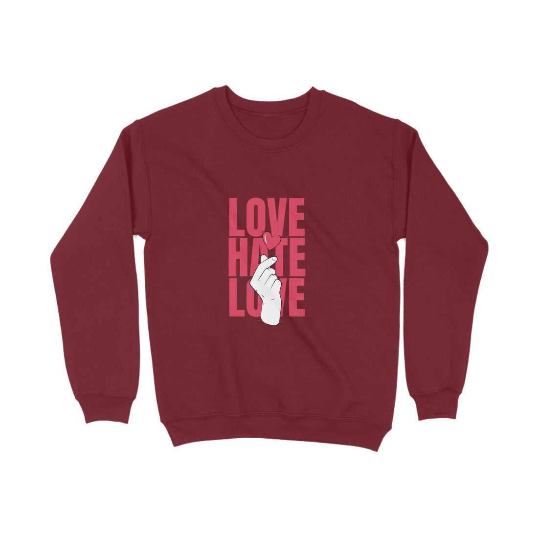 Love hate love - Unisex sweatshirts