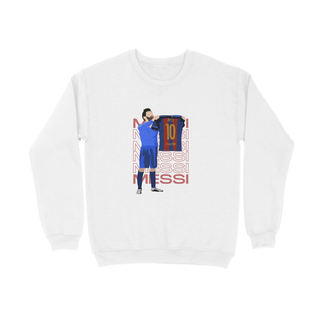 Messi holding shirt- Unisex sweatshirts