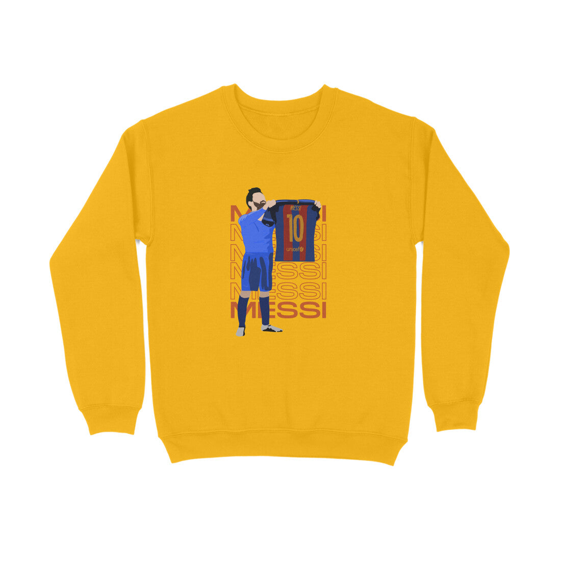 Messi holding shirt- Unisex sweatshirts