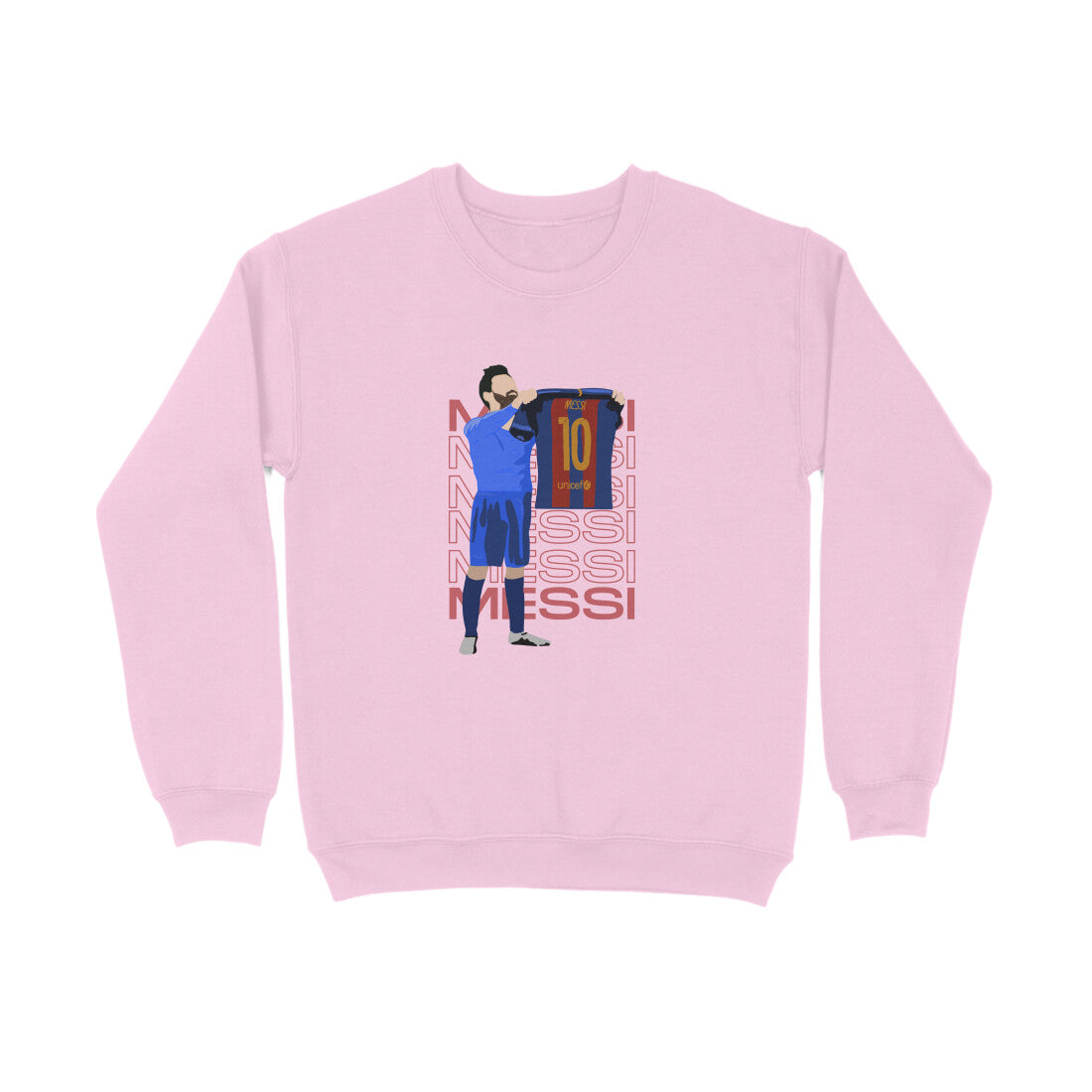 Messi holding shirt- Unisex sweatshirts