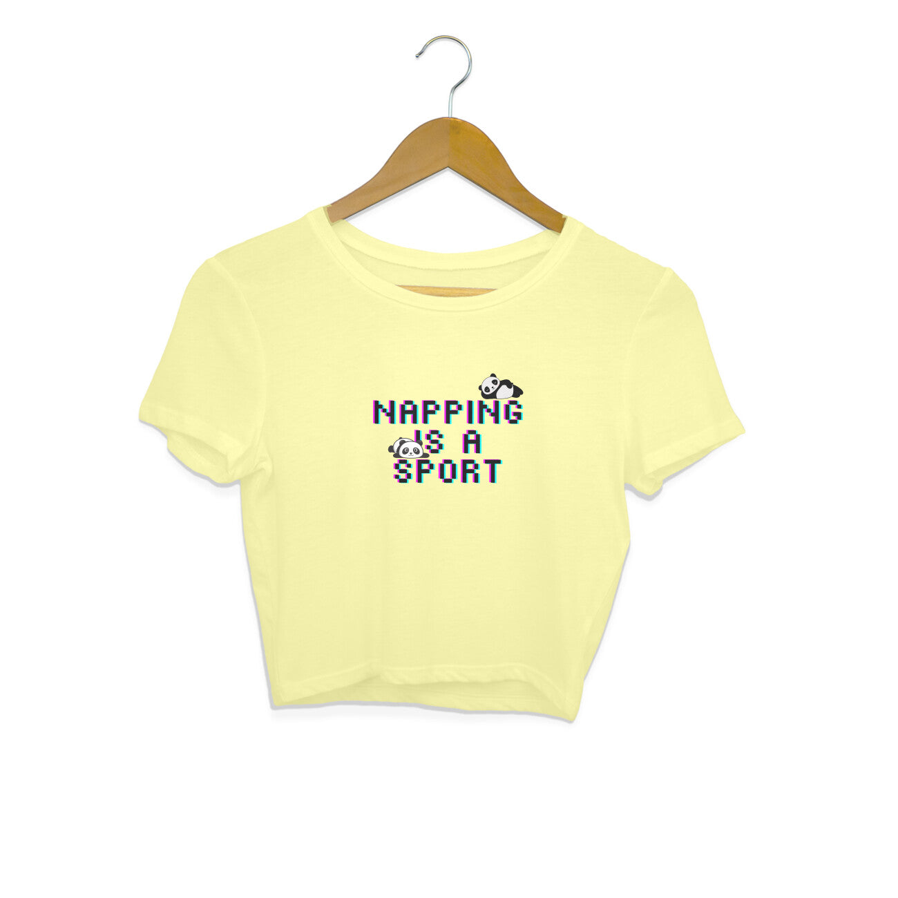 Napping is a sport - Women's crop tops