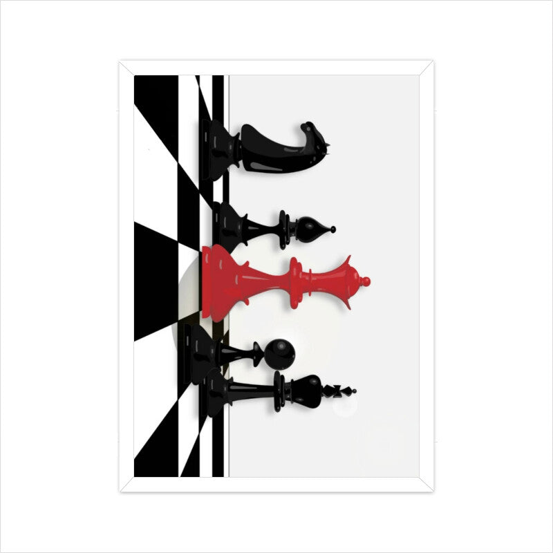 Chess - Framed Poster art