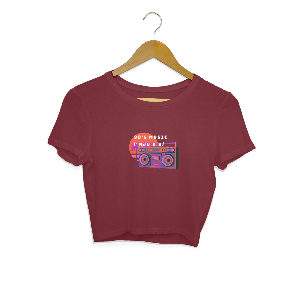 90's Music - Women's crop tops