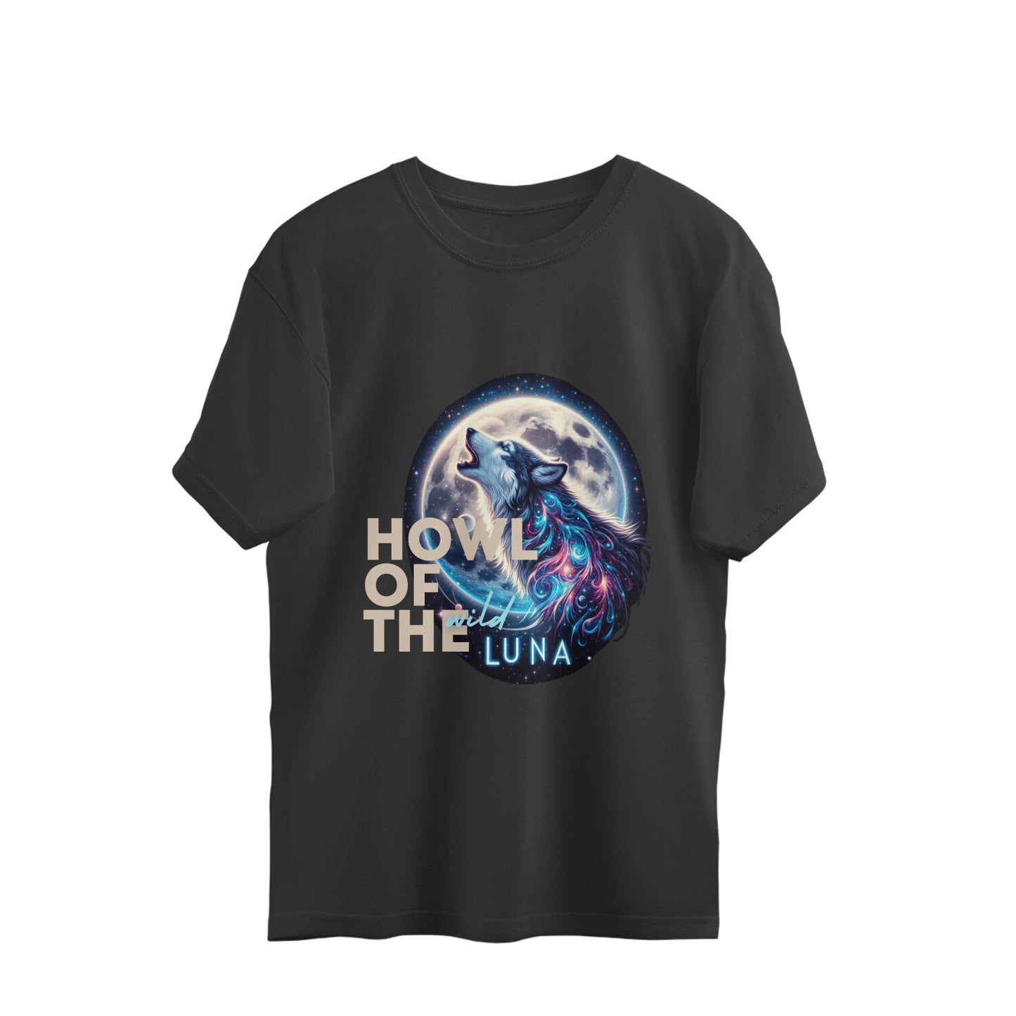 Howling wolf - Oversized t-shirts